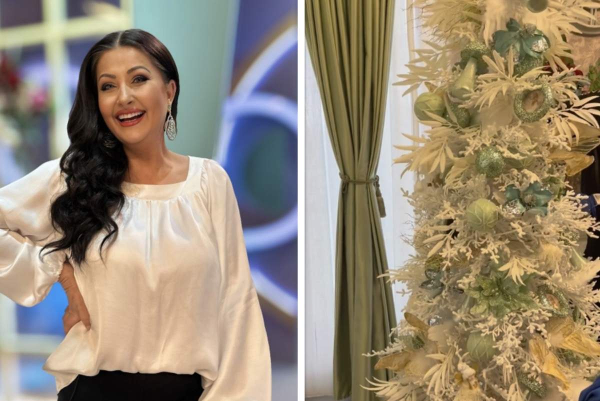Gabriela Cristea si bradul de Crăciun Gabriela Cristea și-a cumpărat un pom de Crăciun gata împodobit