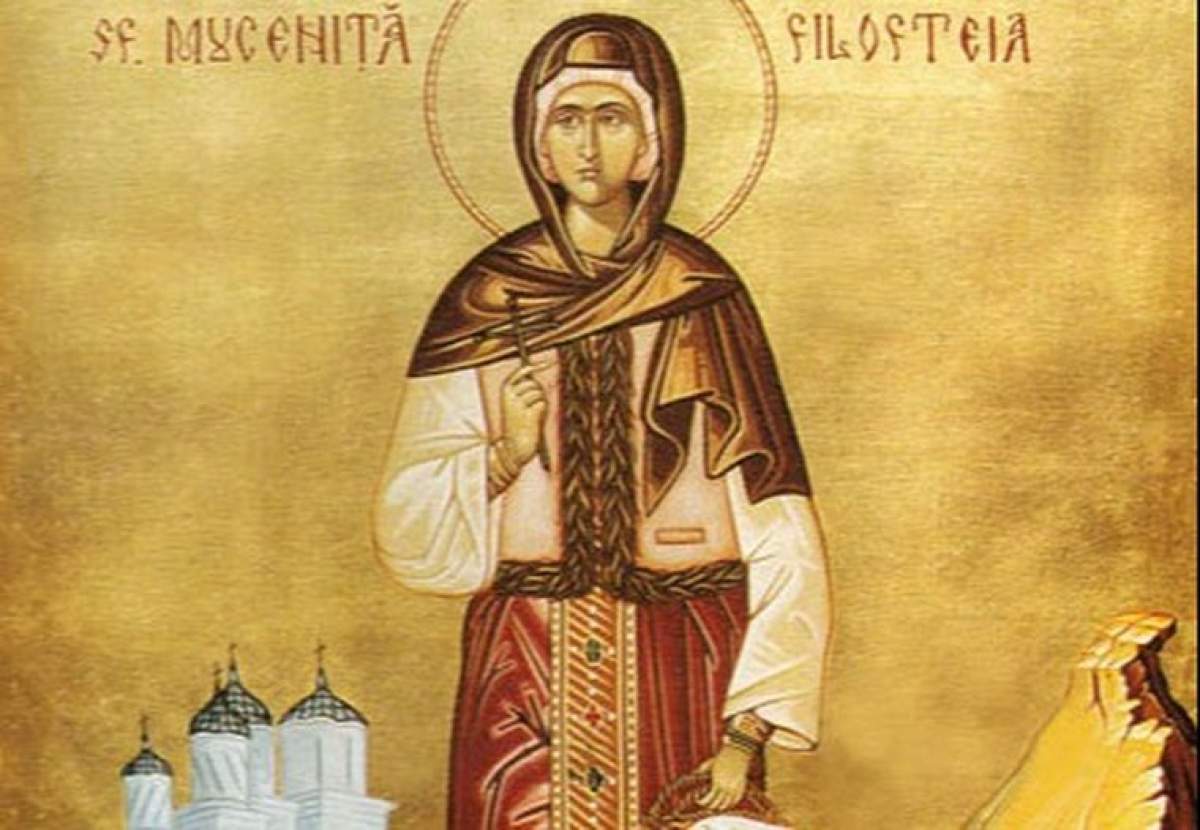 Sfânta Filofteia de la Curtea de Argeş Sfânta Filofteia de la Curtea de Argeş este sărbătorită in fiecare an la data de 7 decembrie