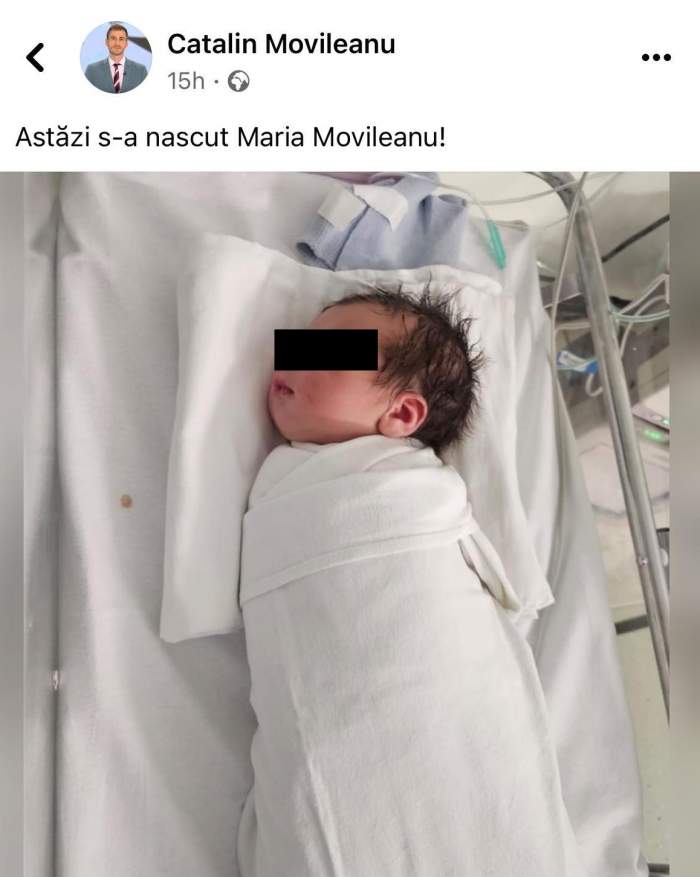 Un nou bebeluș în familia Mireasă pentru fiul meu. Fostul concurent a devenit tată pentru a doua oară. Prima imagine cu fiica lui / FOTO