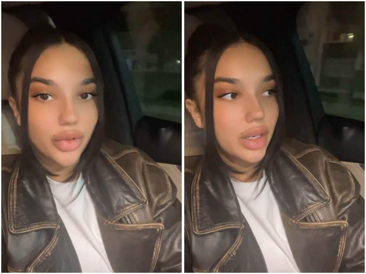 Larisa Udilă a spus că este sigură că nu este însărcinată. Larisa Udilă în mașină