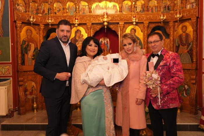 Fiica Irinei Loghin și partenerul său, Bogdan Barbu, și-au botezat fiica. Imagini de la marele eveniment / FOTO