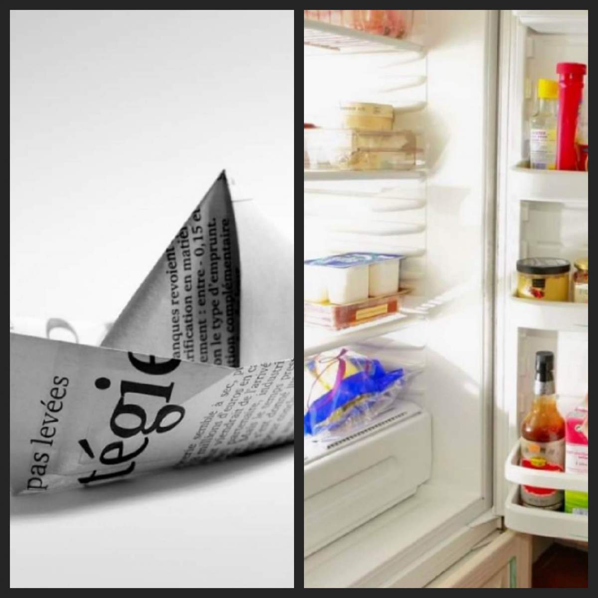 Ziar în frigider