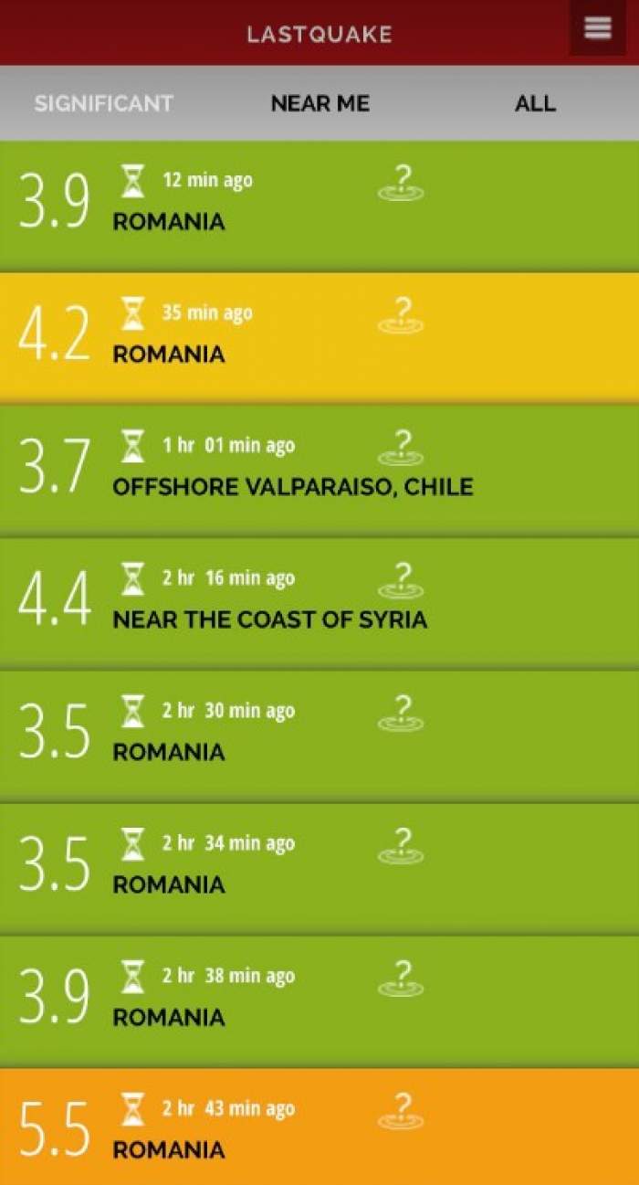 Încă un cutremur! În ultimele două ore s-au înregistrat șase seisme în România! Ce magnitudine a avut fiecare