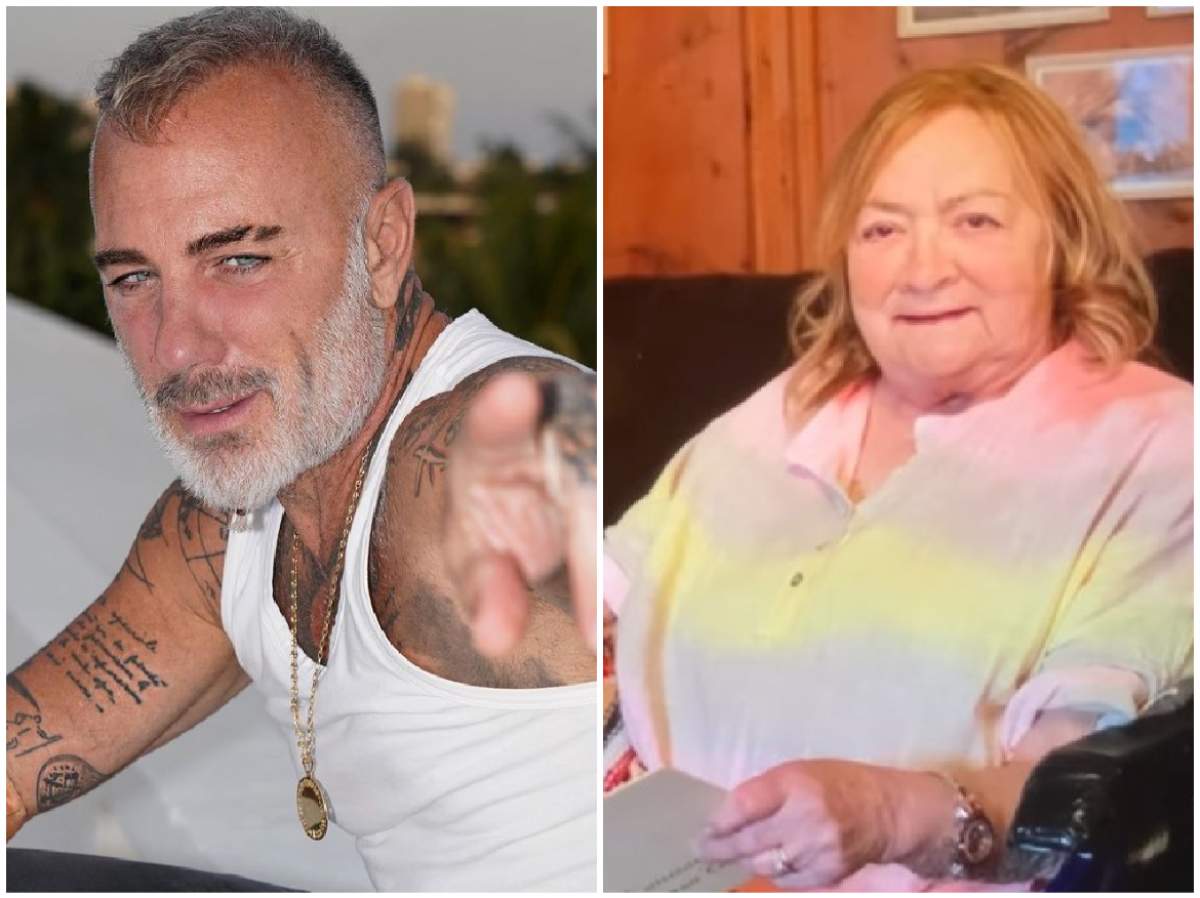 Colaj cu Gianluca Vacchi și mama lui