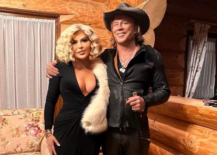 Loredana Groza, alături de Mickey Rourke, pe platourile de filmare de la Oradea