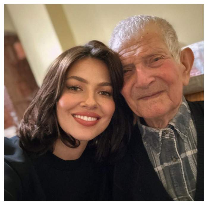 Lidia Buble, fotografie emoționantă cu bunicul ei. Ce mesaj a transmis artista pe rețelele de socializare: "Cel mai prețios" / FOTO