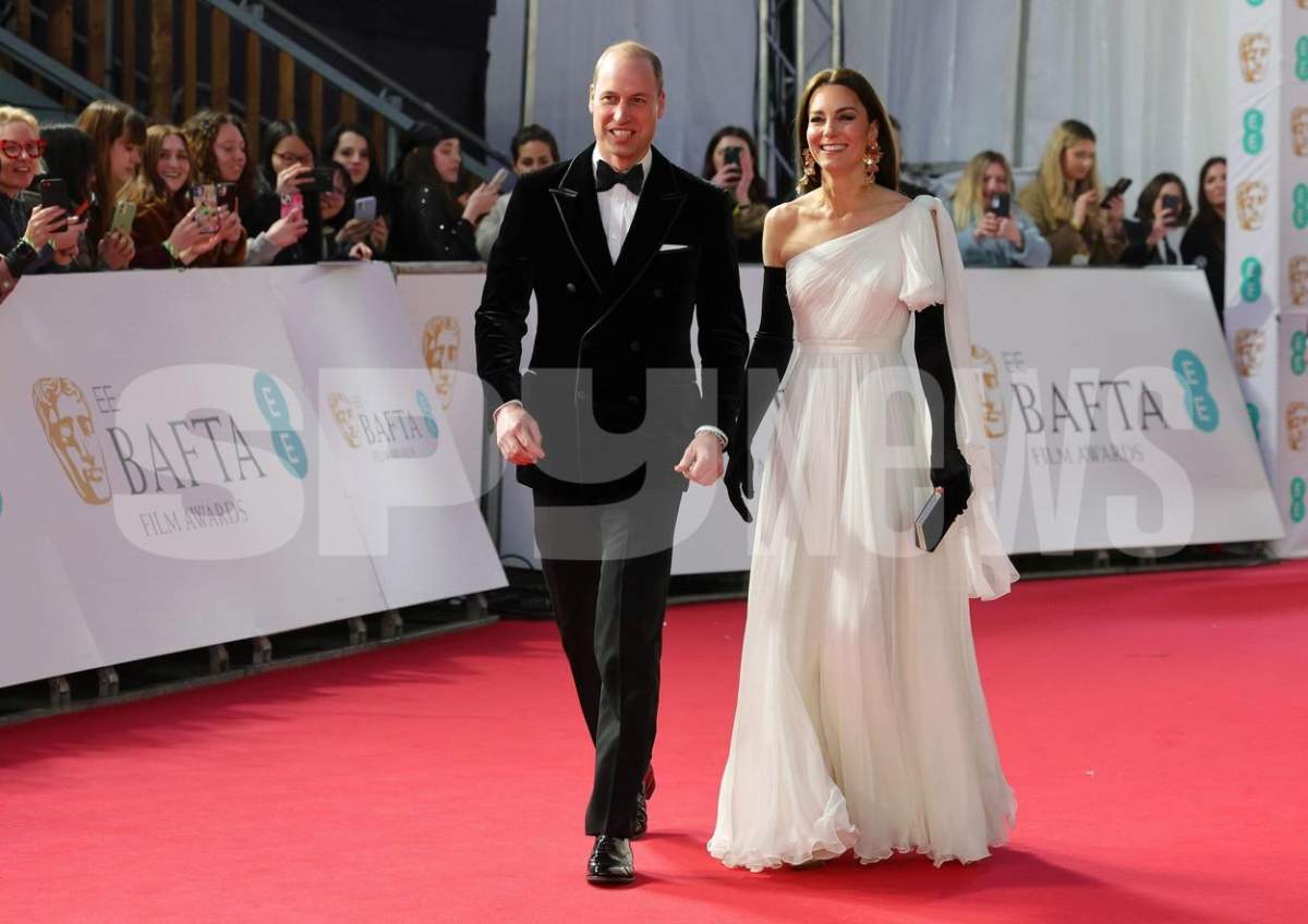 De ce prințesa Kate refolosește rochiile. A apărut la premiile BAFTA 2023 cu aceeași rochie purtată și în 2019