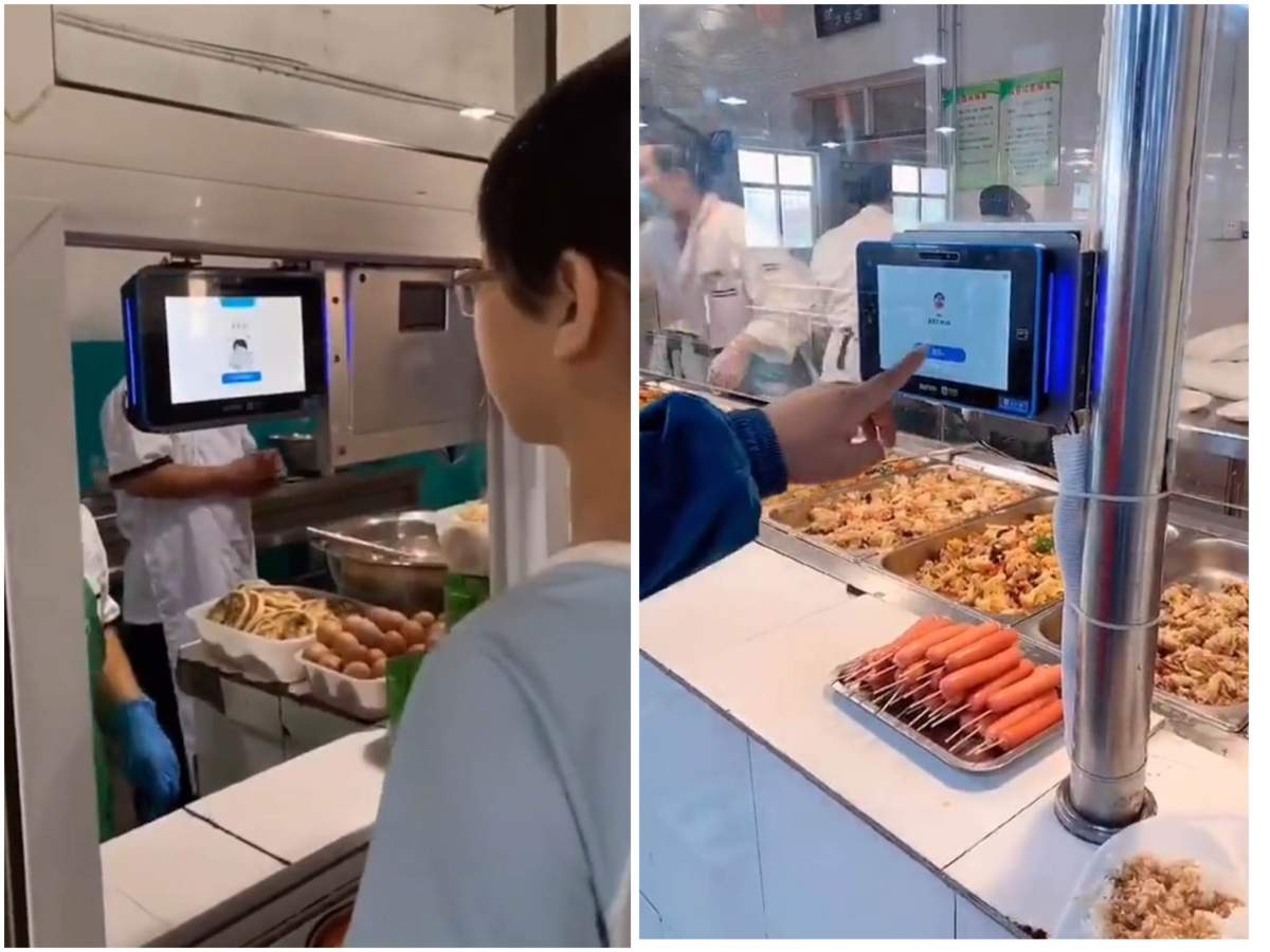 China a introdus scanarea facială ca metodă de plată. scanarea faciala a copiilor