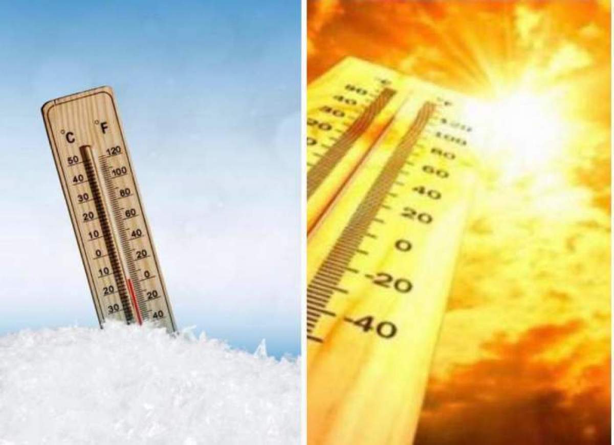 ANM a actualizat prognoza meteo! Vremea extremelor în România. Zonele unde vor fi înregistrate temperaturi de 20 de grade