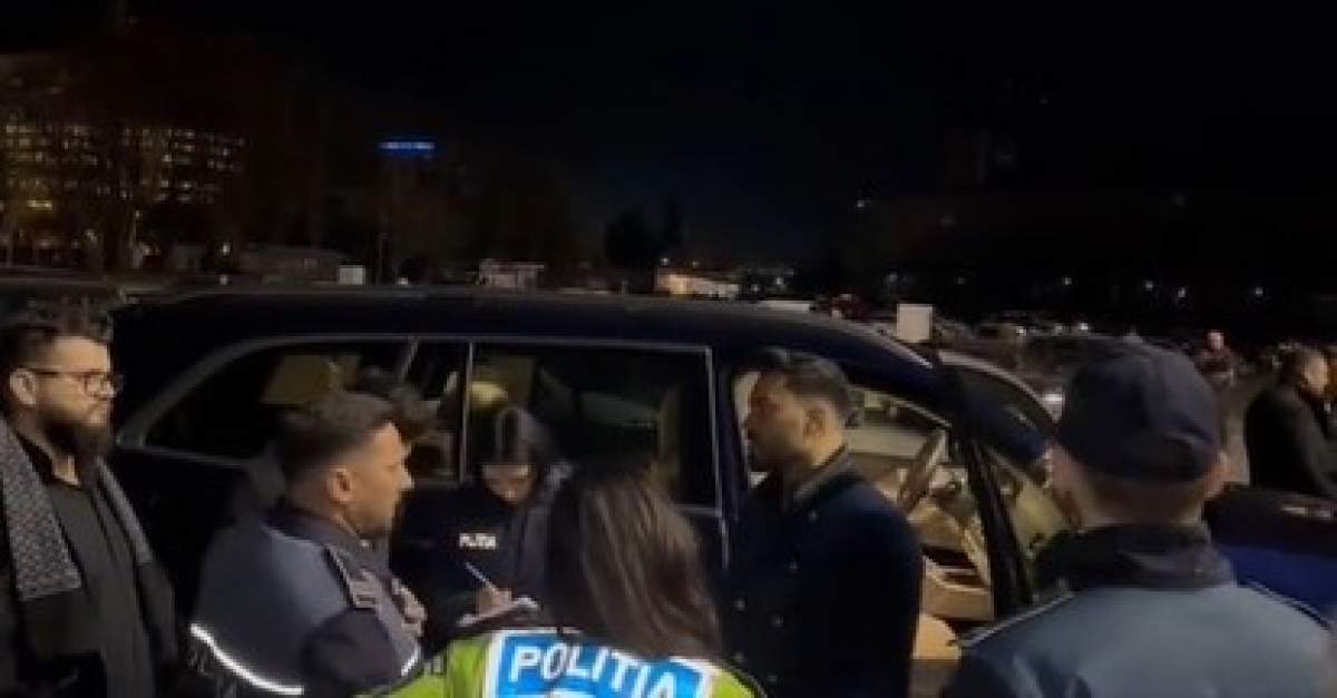 Jador cu poliția la Romexpo
