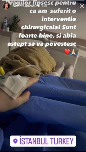 Oana Radu a ajuns pe mâna medicilor! Ce mesaj a trimis artista, direct de pe patul de spital: ”Lipsesc pentru că...” / FOTO