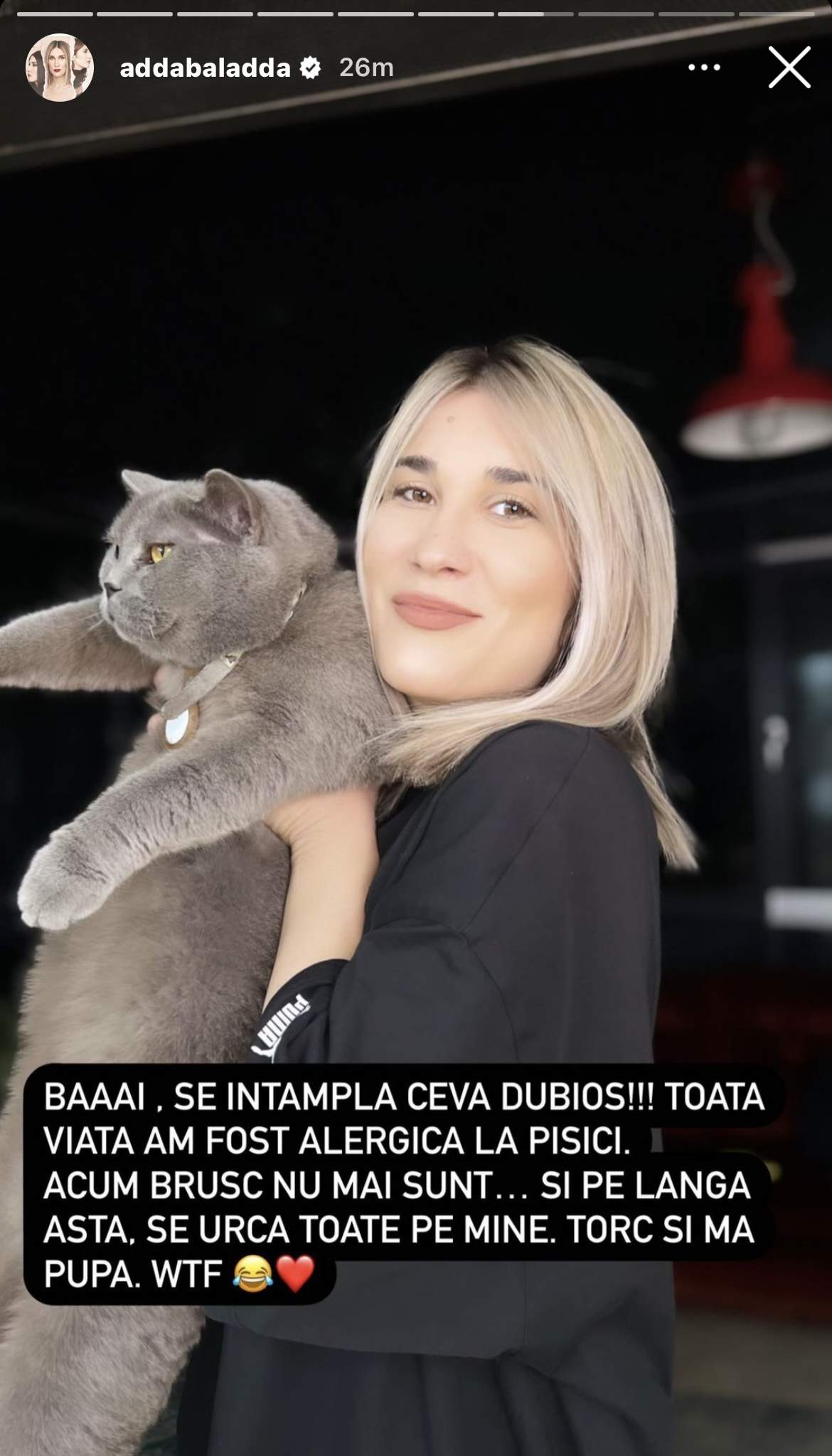 Reacția Addei, după ce s-a confruntat cu alergie toată viața. Ce declarații a făcut artista pe internet: „Se întâmplă ceva dubios” / FOTO