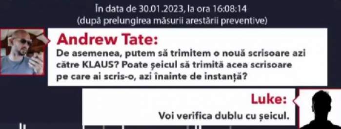 Stenogramele conversațiilor lui Andrew Tate din închisoare. Încercă să implice politicieni pentru salvarea de la pedeapsă: „Dacă ne va ajuta va fi răsplătit” / FOTO