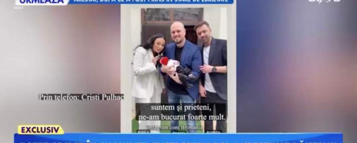 Cristi Pulhac, primele declarații după ce și-a creștinat băiețelul. Evenimentul a fost unul restrâns: "Am decis să fie ceva mai intim“ / VIDEO