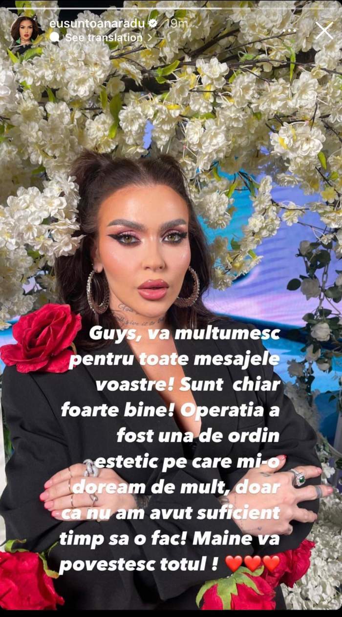 Cum se simte Oana Radu după operație. De ce a ajuns artista pe mâinile medicilor: „Vă mulțumesc...”