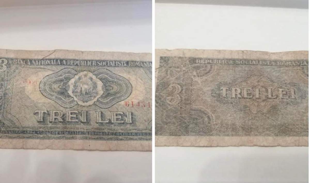 Cu cât se vinde bancnota comunistă de 3 lei pe OLX Cu cât se vinde bancnota comunistă de 3 lei pe OLX