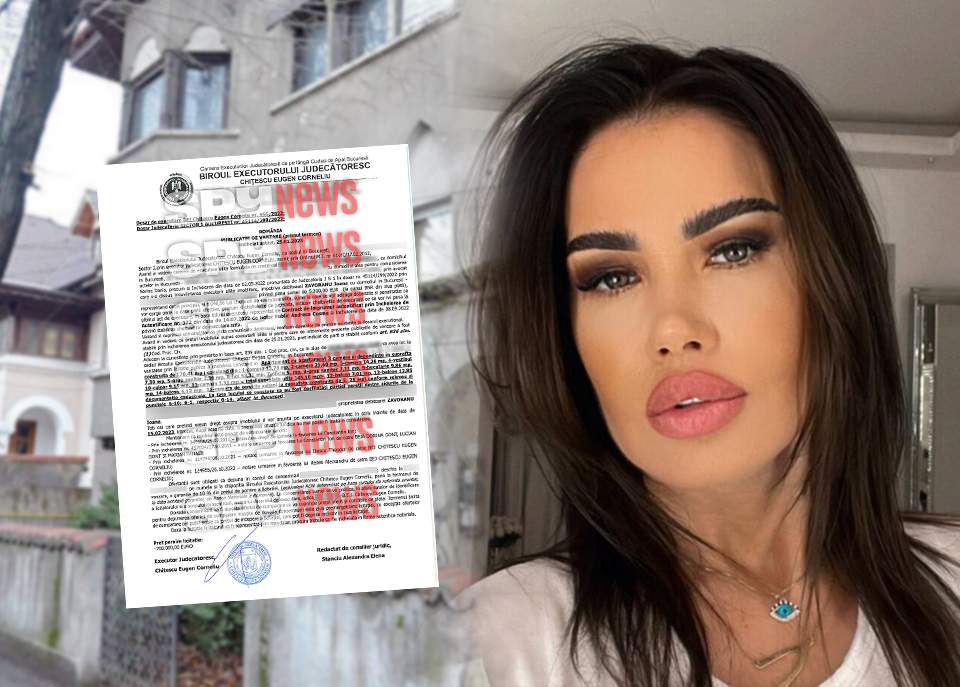 SUPEREXCLUSIVITATE. Încă o lovitură dură pentru Oana Zăvoranu! Casa în care locuiește este scoasă la licitație. Documente oficiale