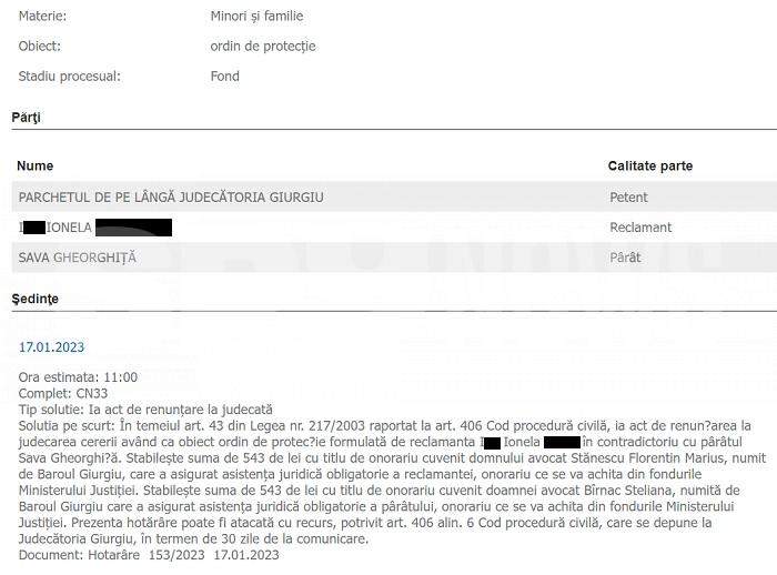 Detalii exclusive din dosarul femeii care a fost răpită și incendiată de un lăutar celebru / Abia renunțase la ordinul de protecție