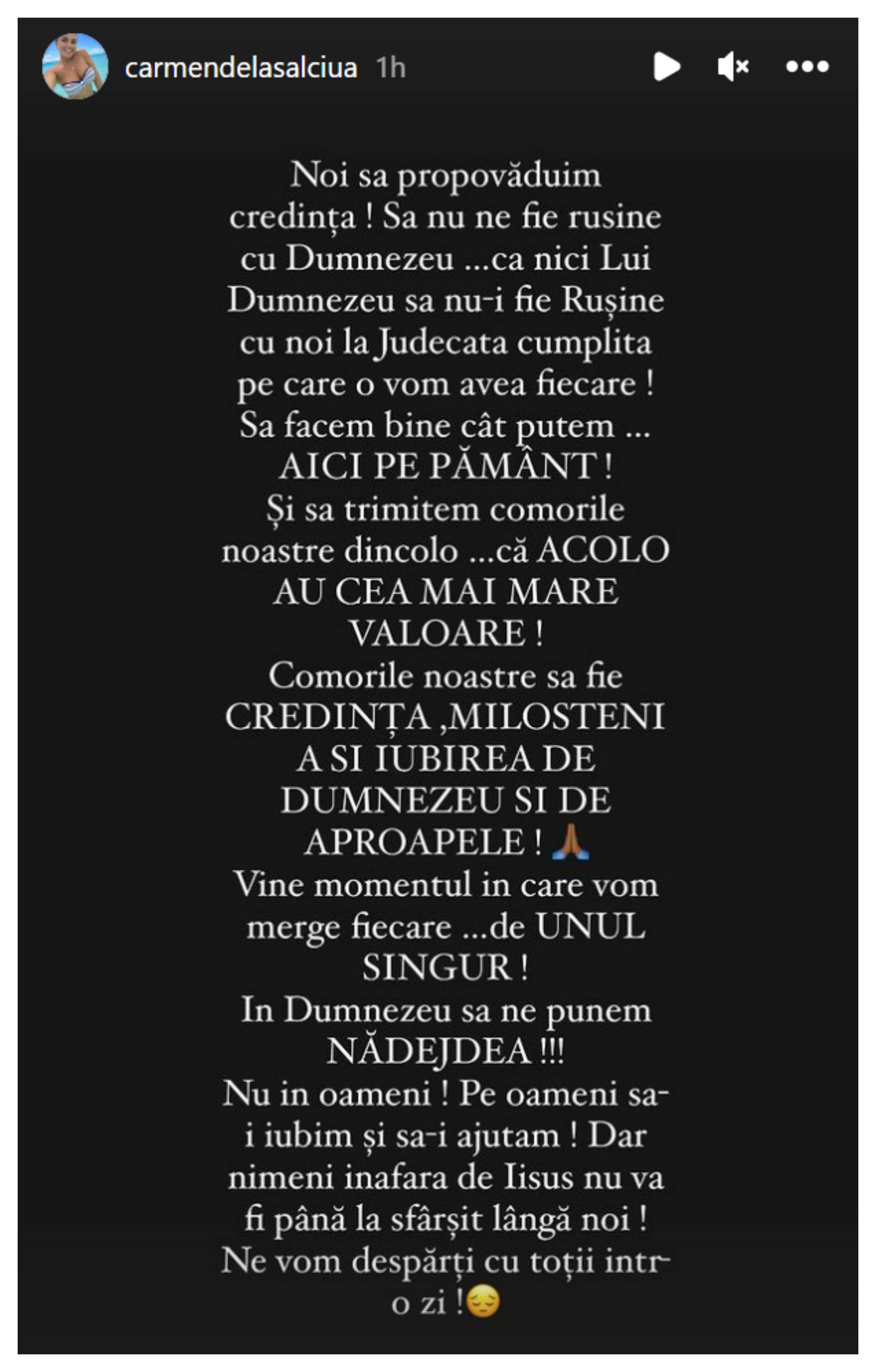 Ce spune Carmen de la Sălciua despre cutremurul din Turcia. Artista apelează la Dumnezeu: "Este pur și simplu semn"