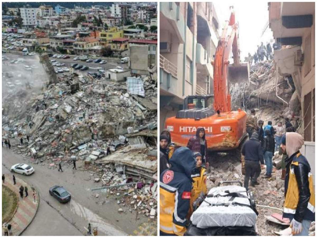 imagini după cutremurul din Turcia