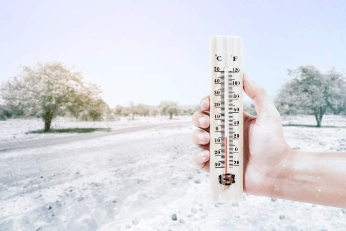 Meteorologii anunță temperaturi la pragul înghețului