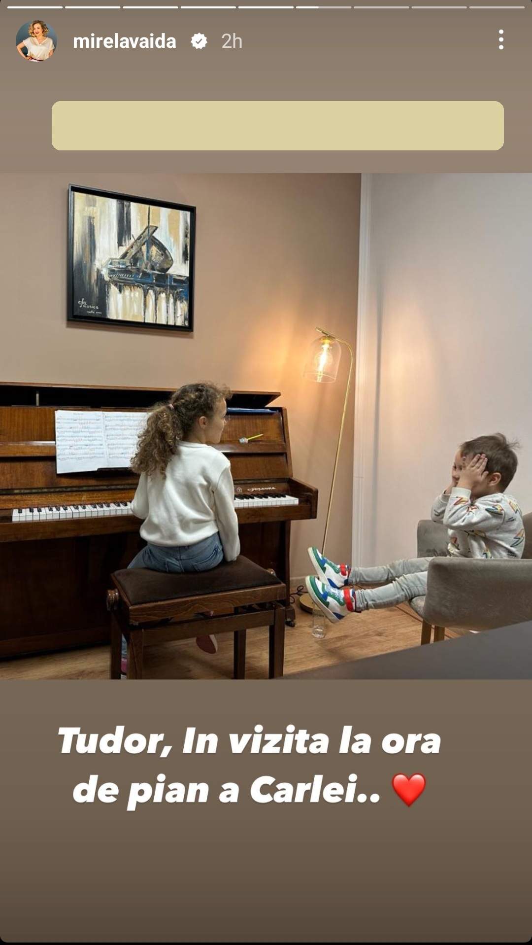 Ce pasiune are fiica Mirelei Vaida