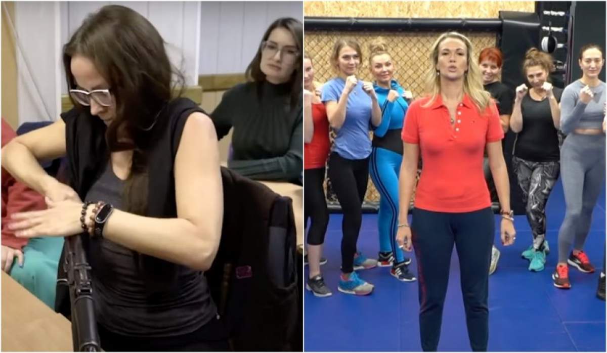 Femeile din Rusia se antrenează pentru război sub îndrumarea atentă a unui instructor militar: ”Vom ști să ținem o armă în mână și să ridicăm pumnii”
