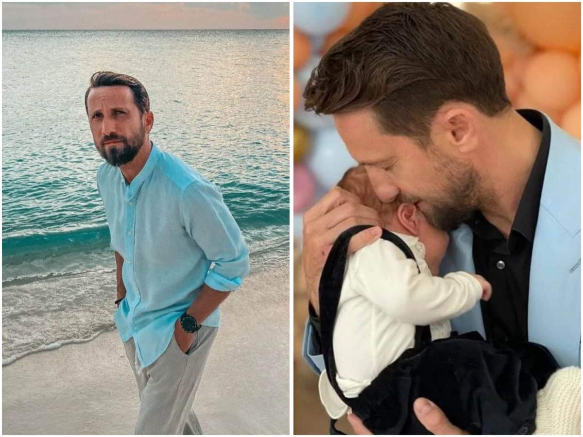 Dani Oțil a văzut o altă parte a vieții atunci când și-a angajat o bonă de altă religie. Dani Oțil și fiul său.