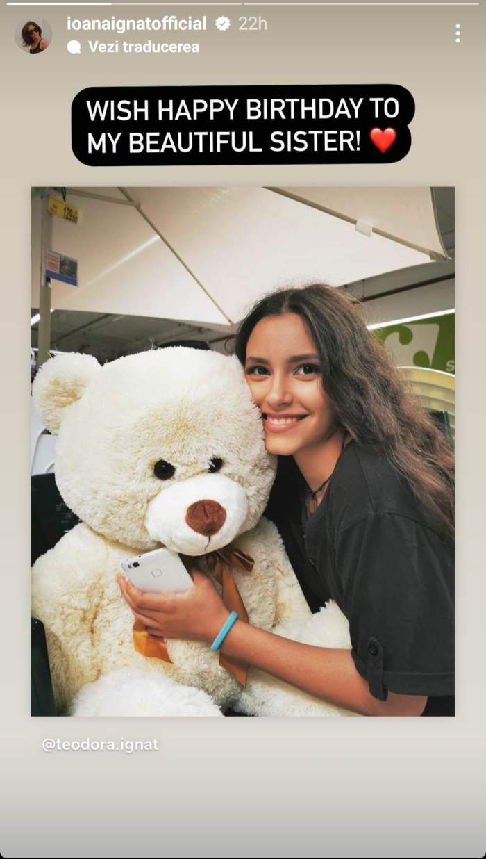 Bucurie mare pentru Ioana Ignat! Mesajul emoționant pe care l-a transmis pentru cea mai dragă persoană