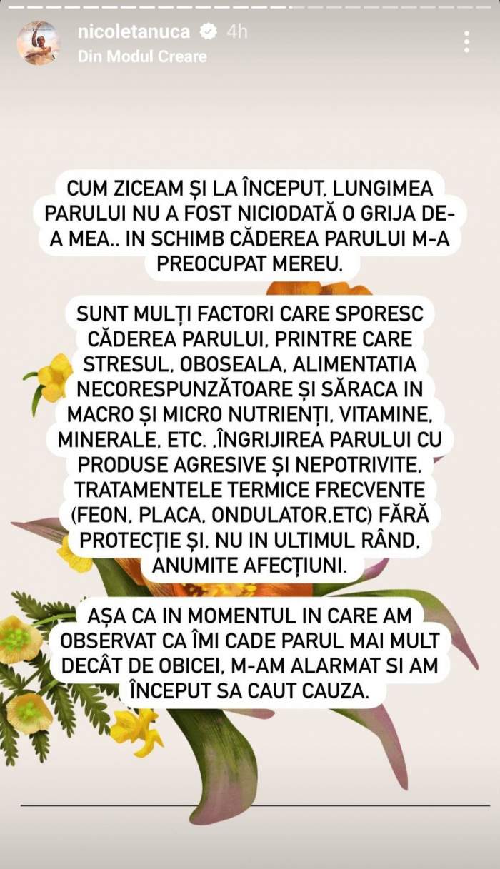 Nicoleta Nucă se confruntă cu probleme de sănătate. Artista și-a îngrijorat fanii cu această veste tristă: „În urma unor analize...” / FOTO