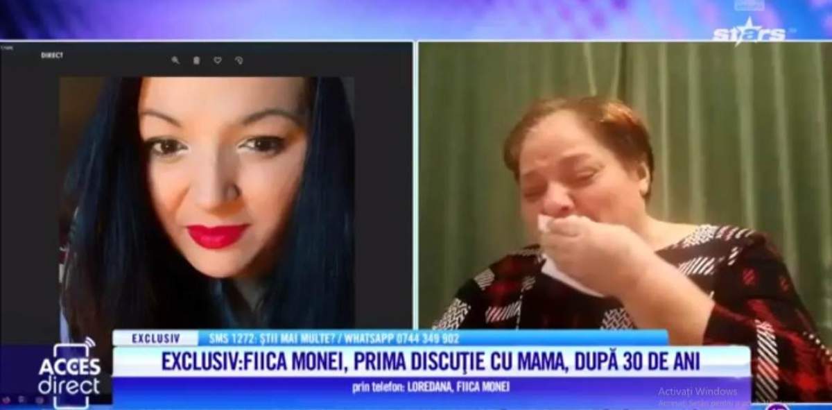 Mona și-a găsit fiica pe care nu a mai văzut-o de 30 de ani Acces Direct