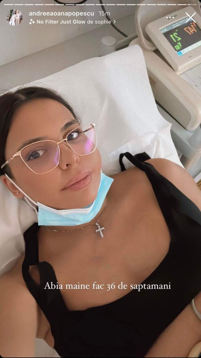 Andreea Popescu, de urgență, la spital! Vedeta poate naște în orice moment! “Urmează controlul...” / VIDEO