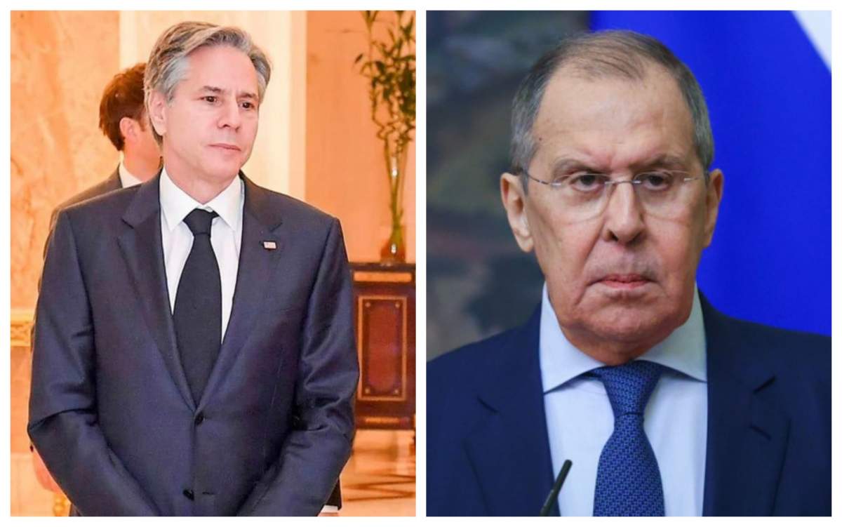 Prima întâlnire dintre Anthony Blinken și Serghei Lavrov de la izbucnirea războiului în Ucraina. Ședința a ținut doar 10 minute