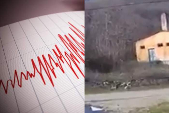 Imagini după cutremurul de 4,9 din Gorj. Elevii, evacuați din școli. Seismul a fost surprins de camerele de supraveghere / VIDEO
