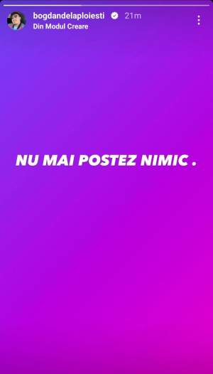 „Nu mai postez nimic!” Bogdan de la Ploiești și-a anunțat fanii că dispare de pe rețelele de socializare / FOTO