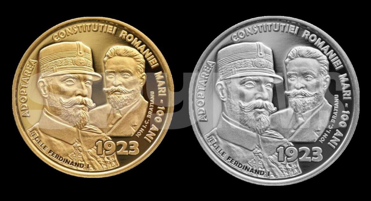Banca Națională a României lansează două monede. Una este de aur, iar alta de argint / FOTO