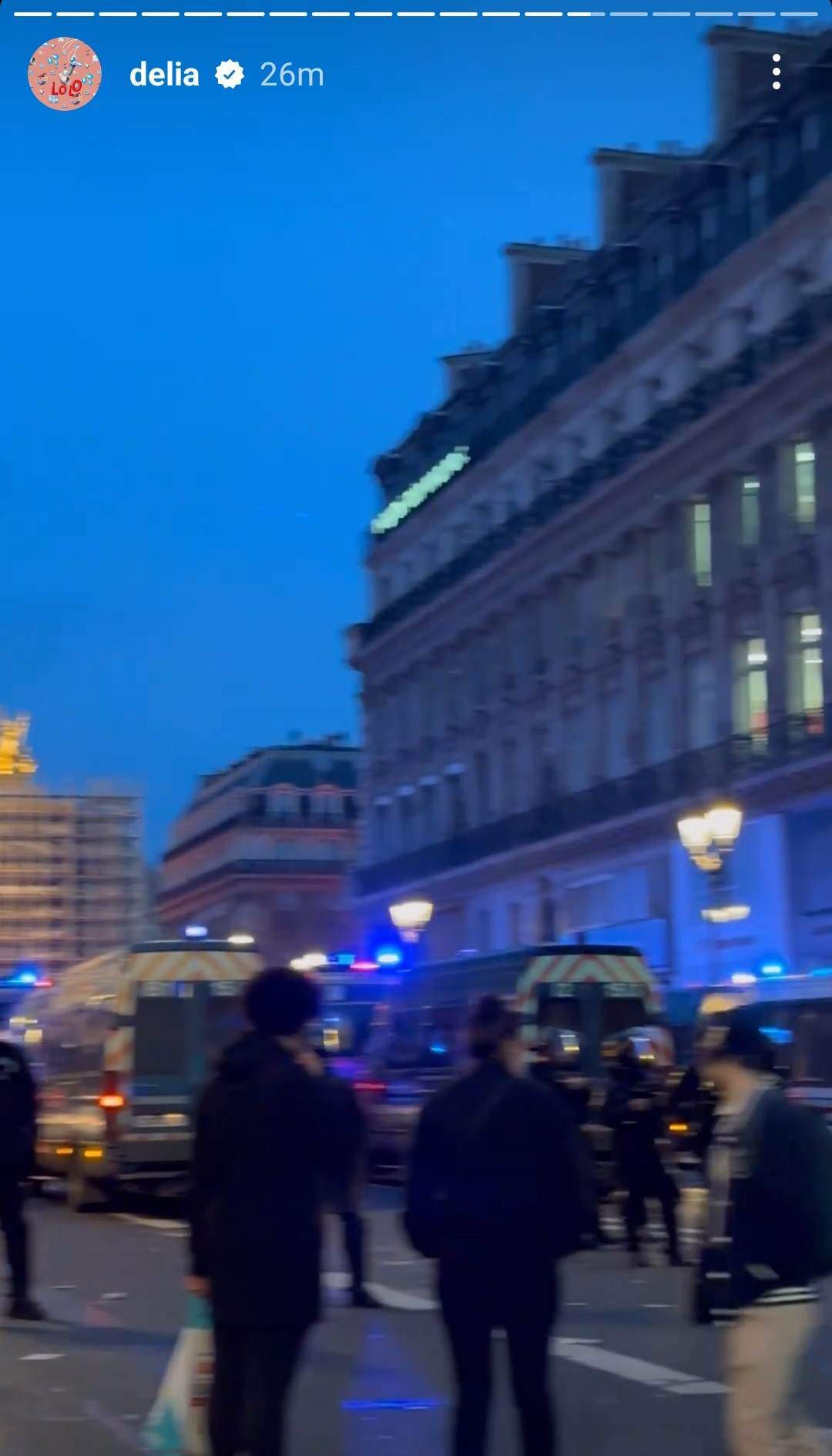 Delia Matache, prinsă de protestele din Paris. Ce imagini a postat artista pe rețelele de socializare / FOTO