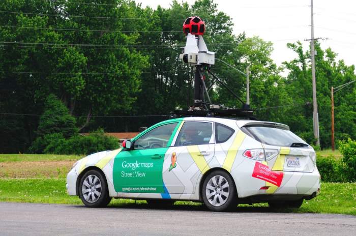 O mașină Google Street View, implicată într-un accident, în Constanța