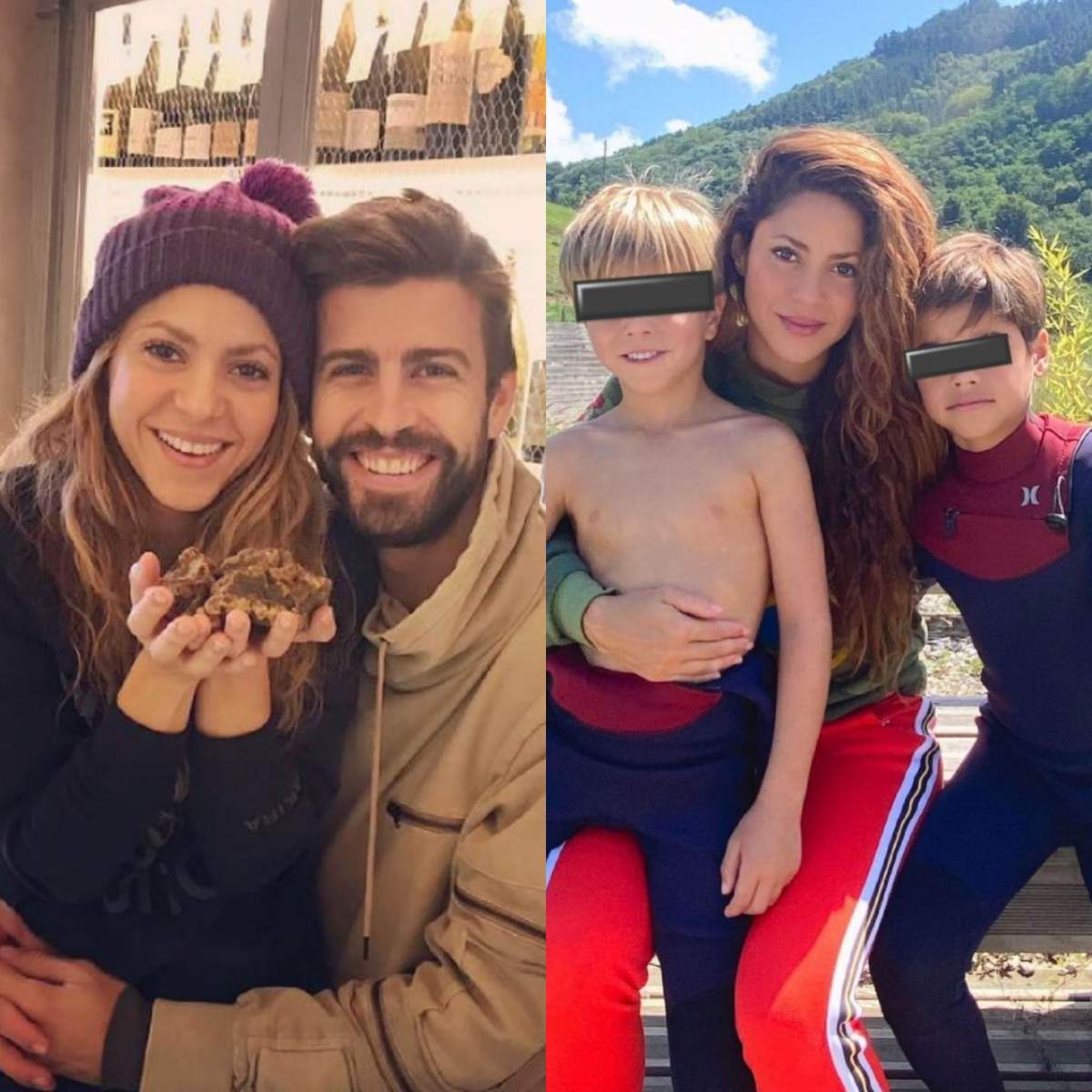 Shakira, Gerard Pique și copiii lor Gerard Pique și familia lui