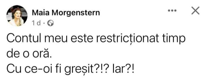 Maia Morgenstern nu mai are acces la Facebook! Ce se întâmplă cu contul actriței și cine îi vrea răul: „Cu ce-oi fi greșit?” / FOTO