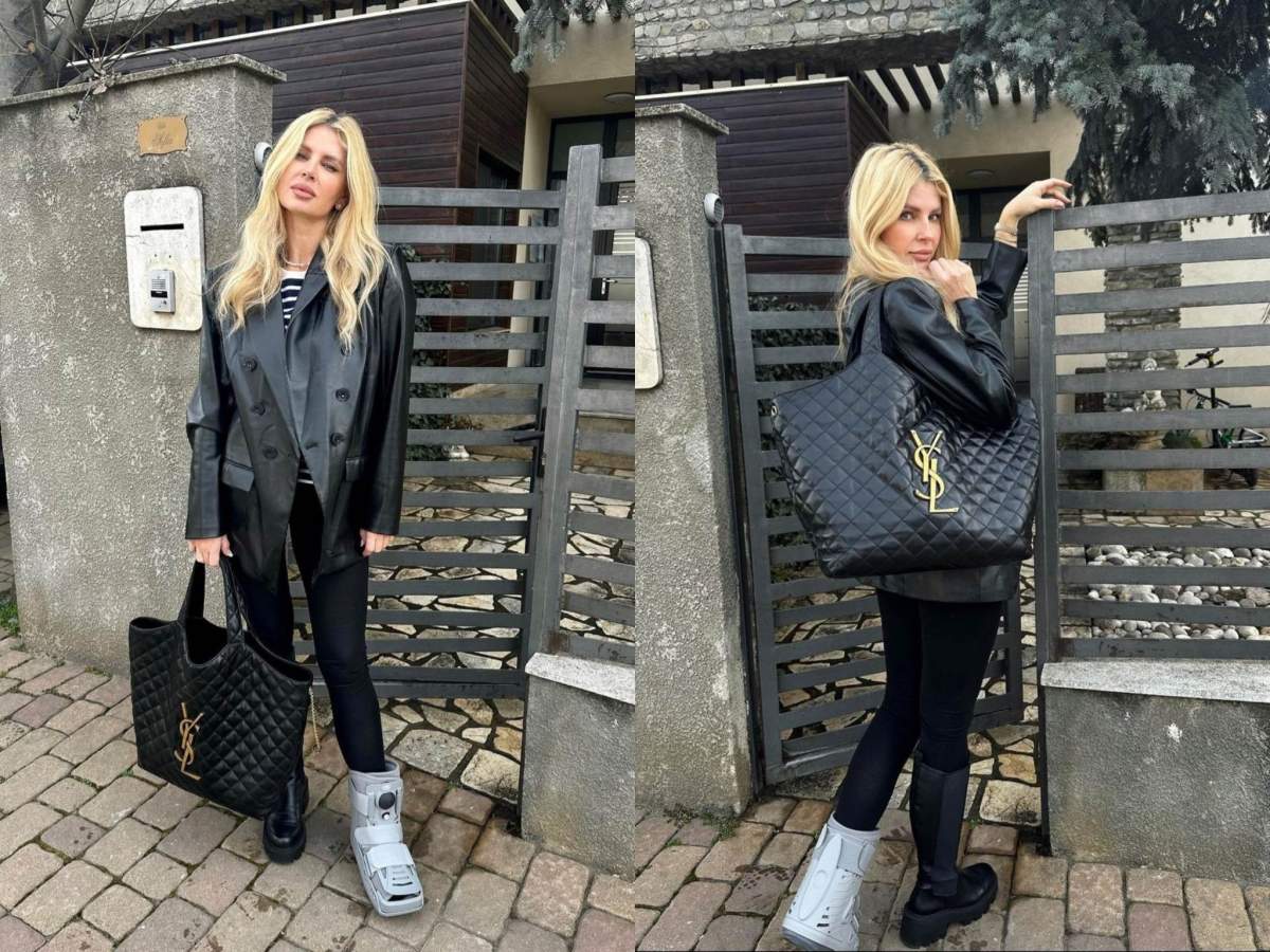 Andreea Bănică a scăpat de orteză și acum se deplasează mai ușor. Andreea Bănică