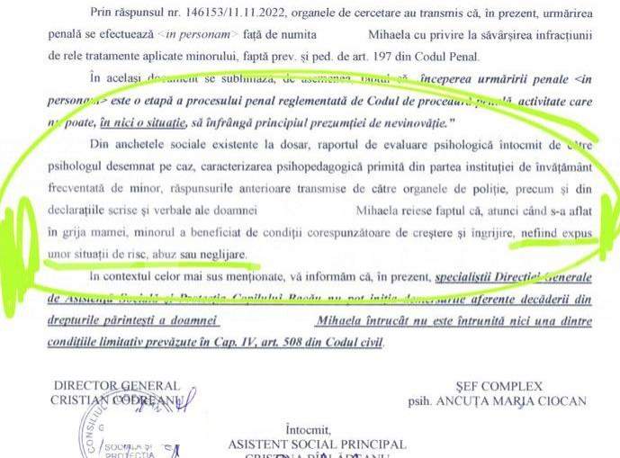 EXCLUSIV / Descoperire șocantă în dosarul mamei care este acuzată că face videochat în fața propriului băiețel