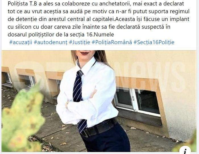 EXCLUSIV / Polițista care i-a turnat pe torționarii de la Secția 16 a fugit din București / Unde s-a refugiat agenta, după ce a fost amenințată de aliații interlopilor cu epoleți!