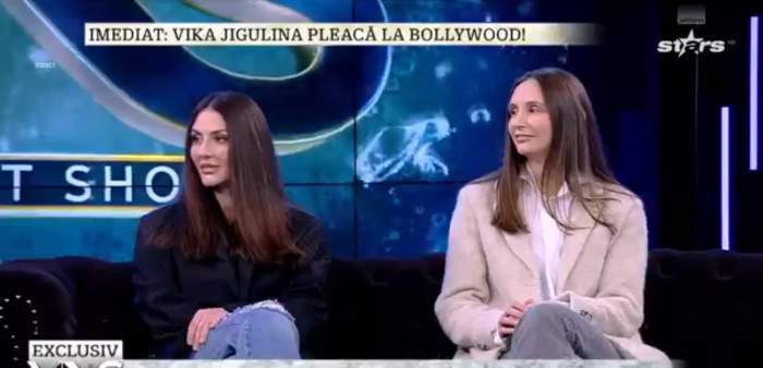 Vika Jigulina și sora ei la Xtra Night Show