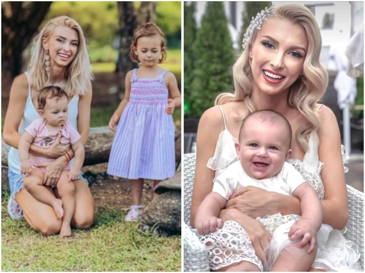 Andreea Bălan a organizat o petrecere cu decor roz și personaje din desene pentru aniversarea de patru ani a Clarei. Andreea Bălan și fiicele ei.