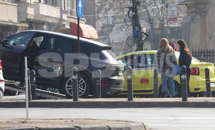 Luminița, soția lui Gică Popescu, probleme uriașe în trafic. Bolidul ei a fost luat pe sus / PAPARAZZI