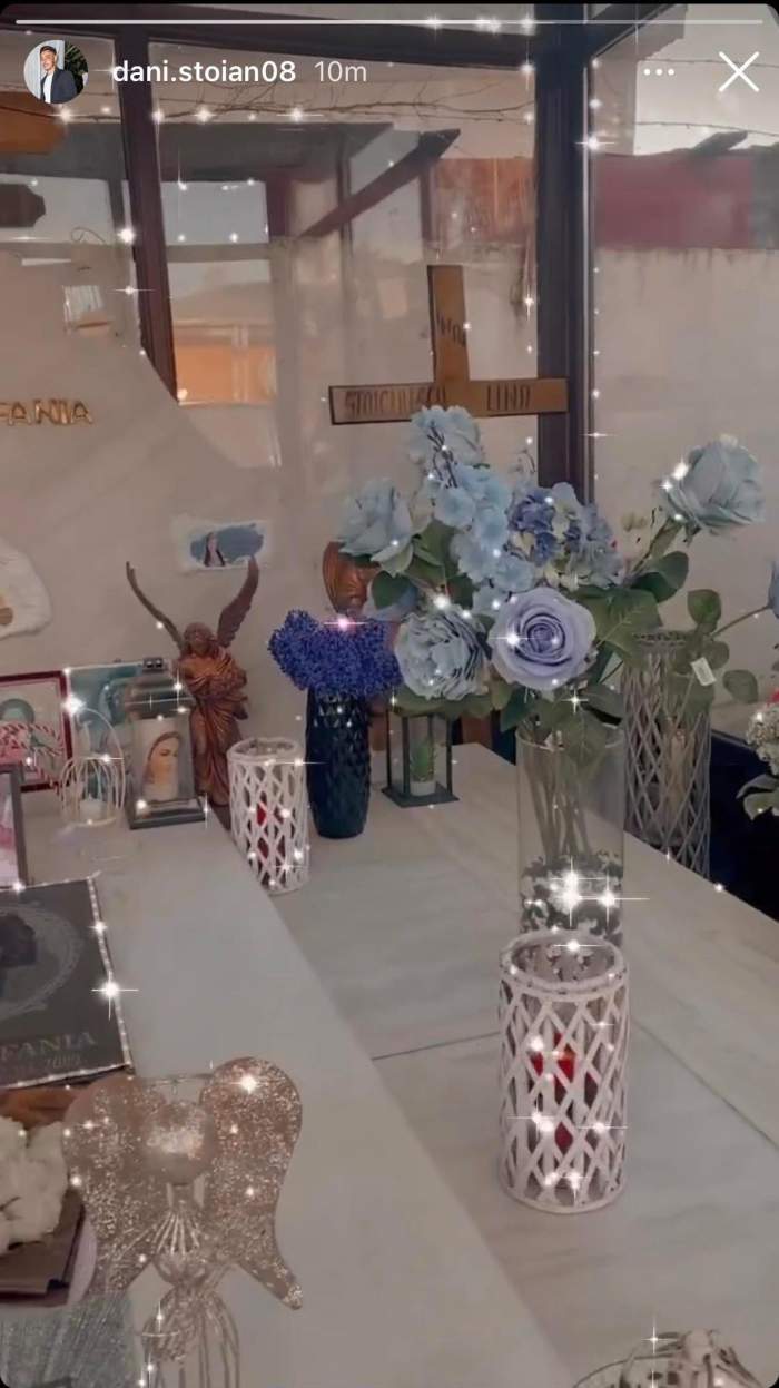 Cum arată mormântul Fănicăi, regretata soție a lui Florin Salam. Imaginile publicate de fiul ei, Dani Stoian / FOTO
