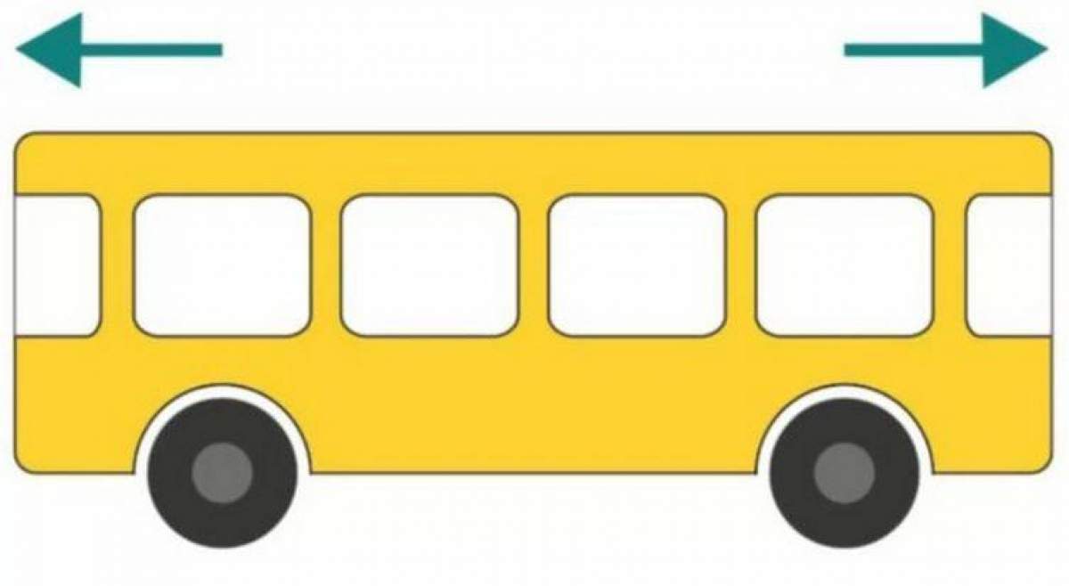 Testul IQ pe care multe persoane îl pică. Tu îți poți da seama în ce direcție merge autobuzul?