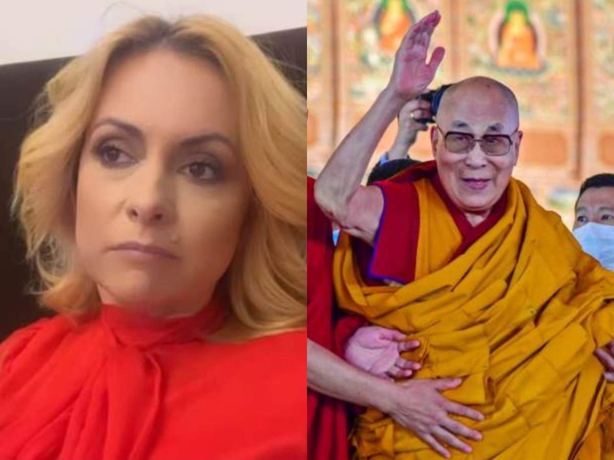 Simona Gherghe și Dalai Lama