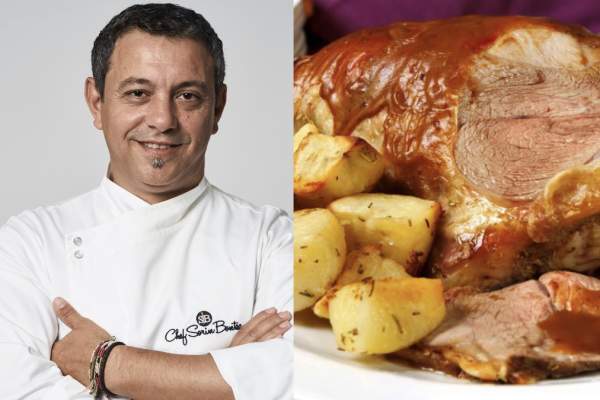 Rețeta de pulpă de miel la cuptor a lui chef Sorin Bontea. Preparatul care nu trebuie să lipsească de pe masa de Paște